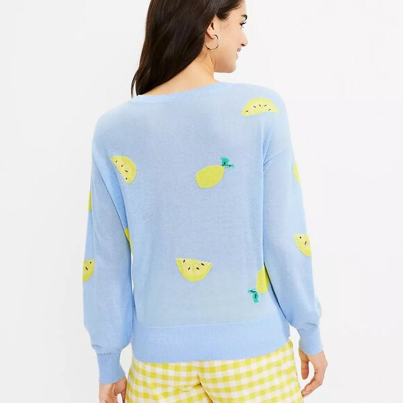 LOFT Lemon Sweater (size M) - Picture 16 of 16